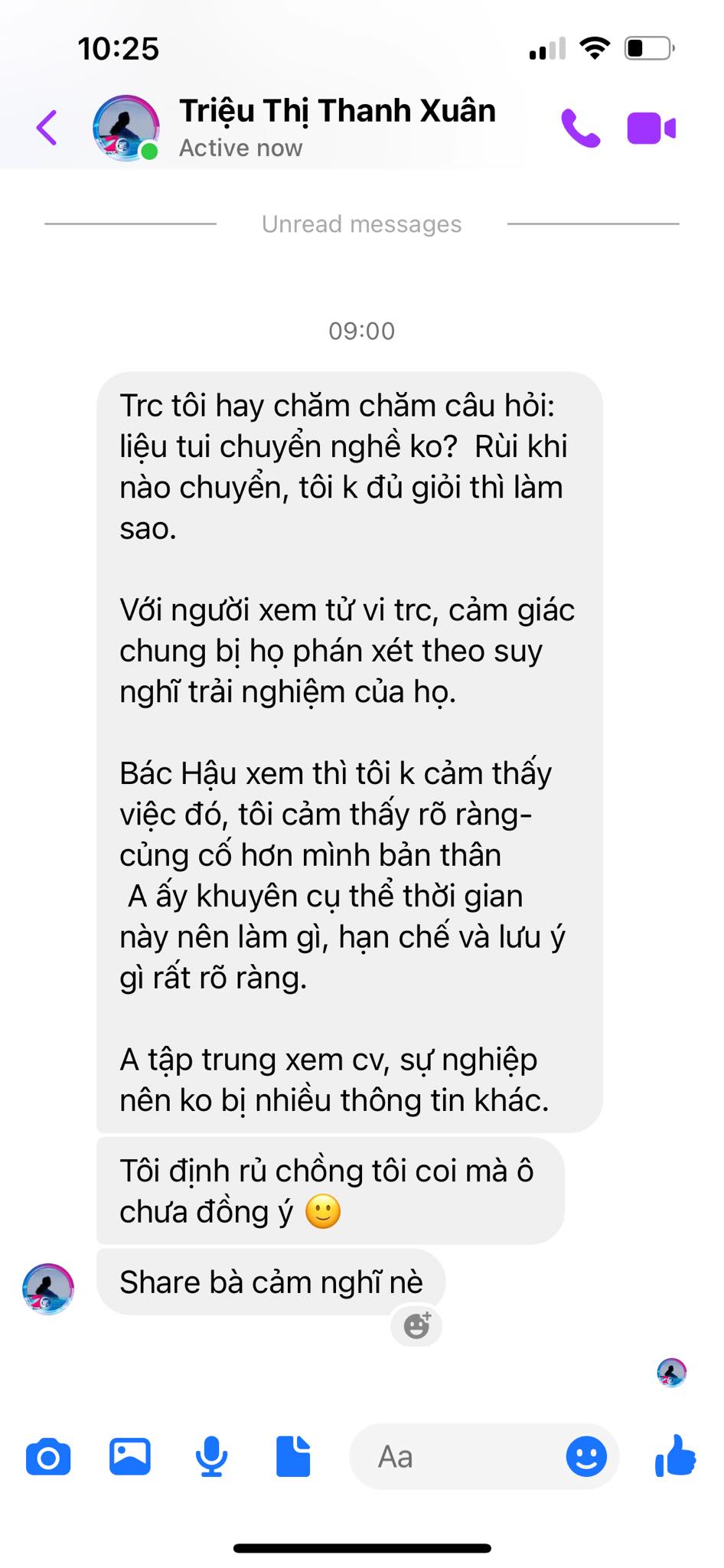Phản hồi của r